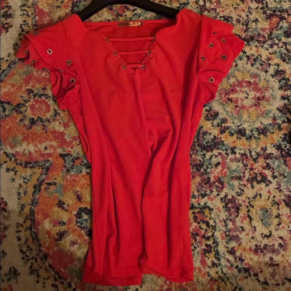 Belldini size M Red Women's Blouse